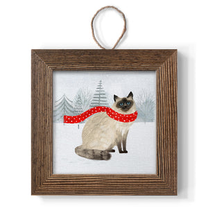 Christmas Cats & Dogs III, Handmade Ornament