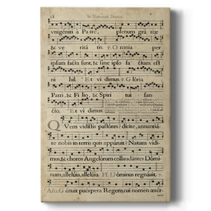 Vellum Songbook III - Canvas Art Print
