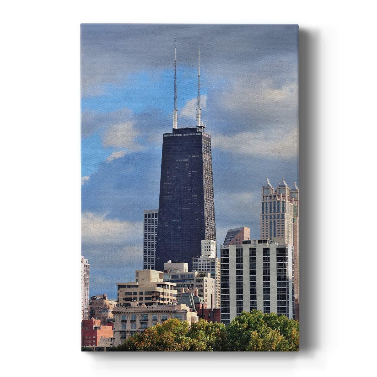 Chicago John Hancock - Canvas Art Print
