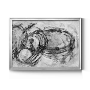 Infinity Rings II - Modern Framed Canvas Print