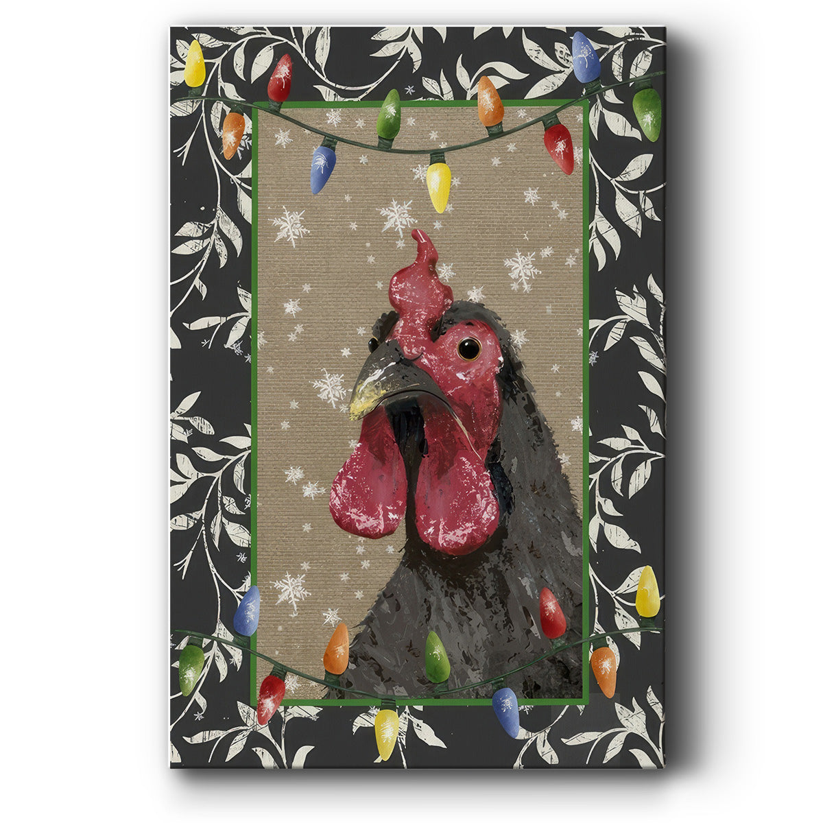 County Christmas Farm IV - Gallery Wrapped Canvas