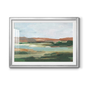 Autumn River Crossing I Premium Framed Print - Ready to Hang