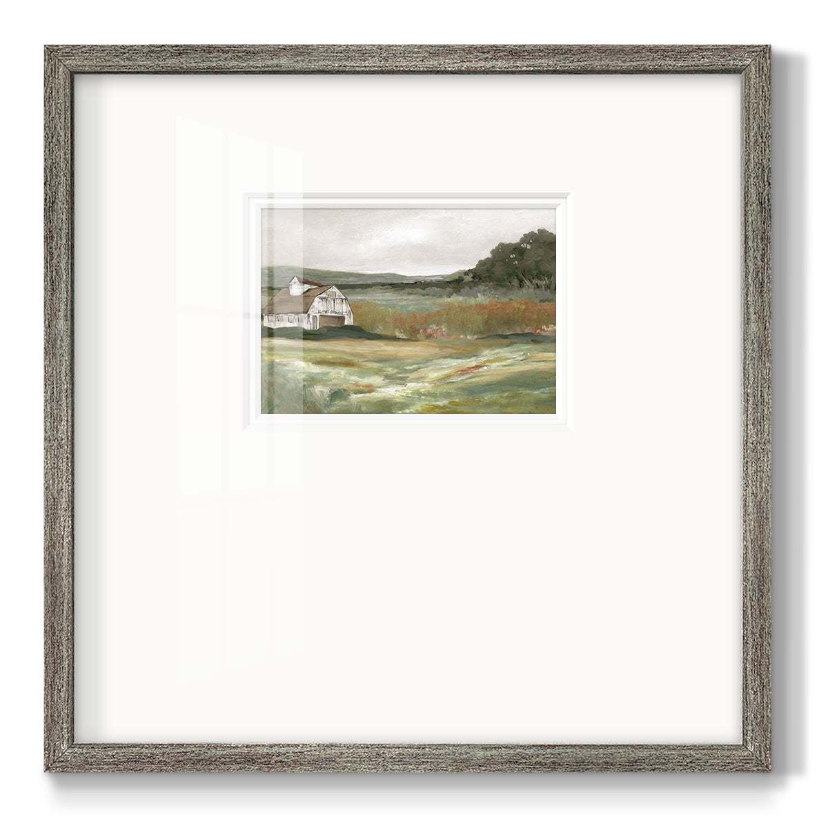 Afternoon on the Farm Premium Framed Print Double Matboard