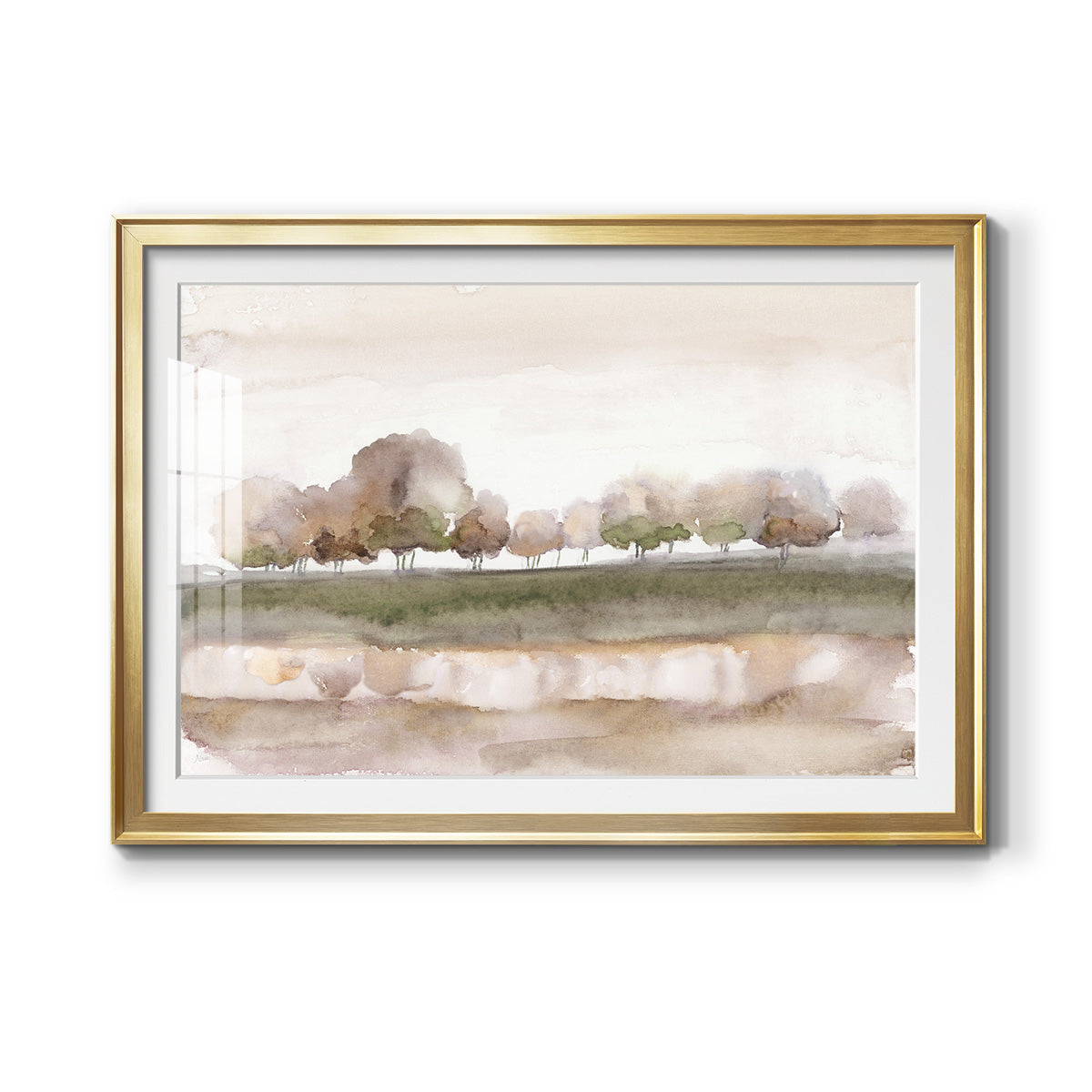 Soft Welcome Spring - Modern Framed Art Print