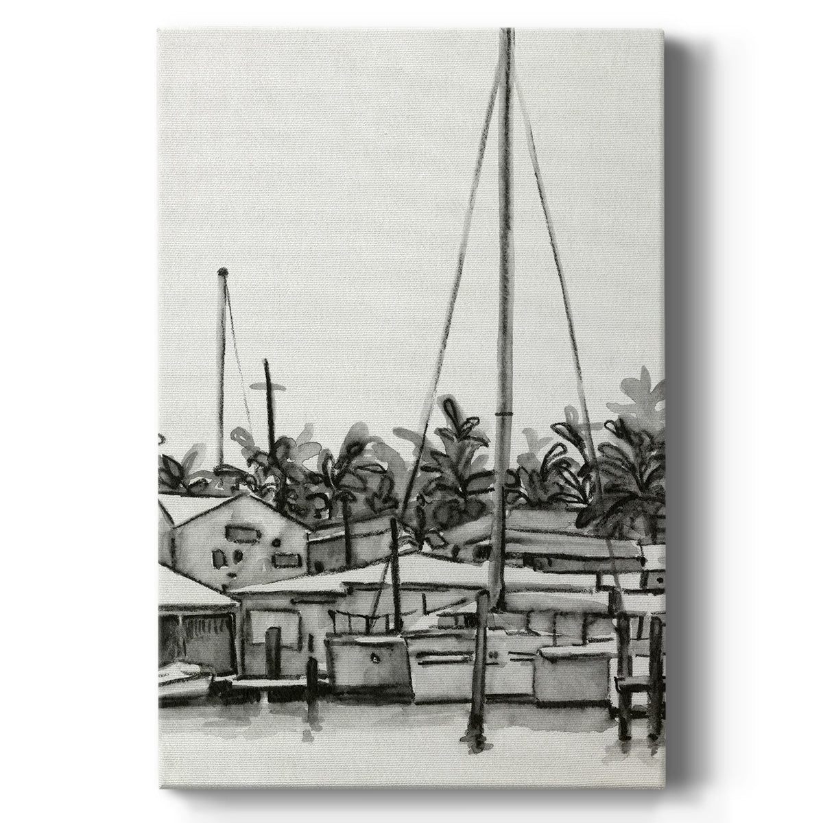 Neutral Tropics III - Canvas Art Print