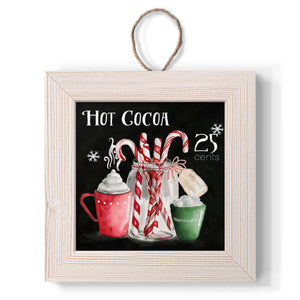 Peppermint Cocoa, Handmade Ornament