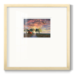 Fire in the Sky Premium Framed Print Double Matboard