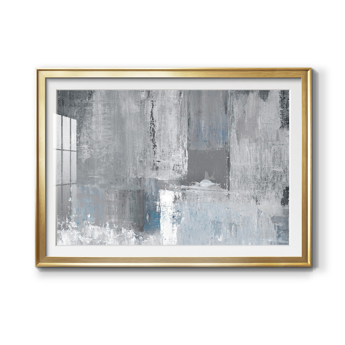 Tranquil Blues - Modern Framed Art Print