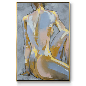 Grey Maiden II - Framed Premium Gallery Wrapped Canvas L Frame - Ready to Hang