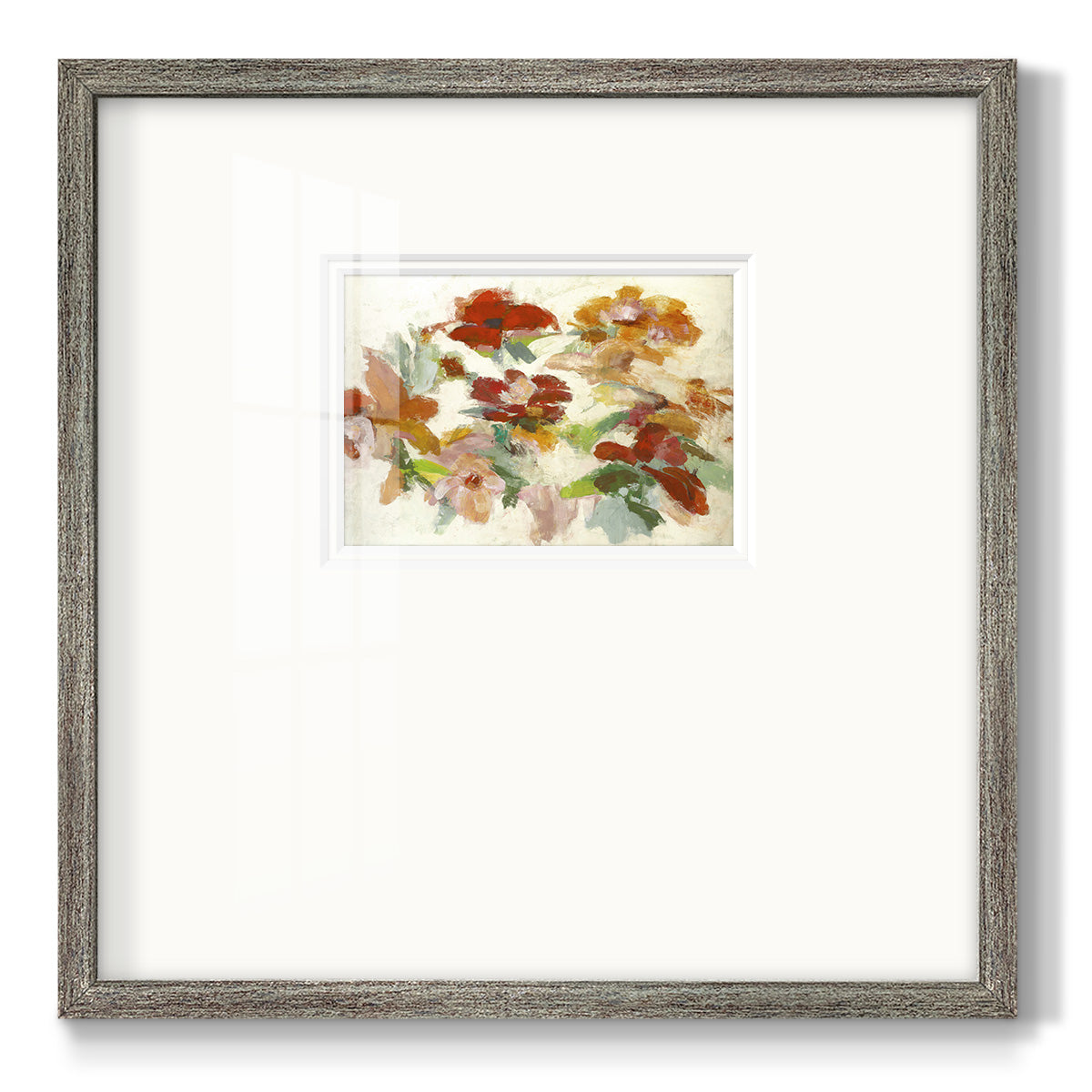Floral Impressions V1 Premium Framed Print Double Matboard