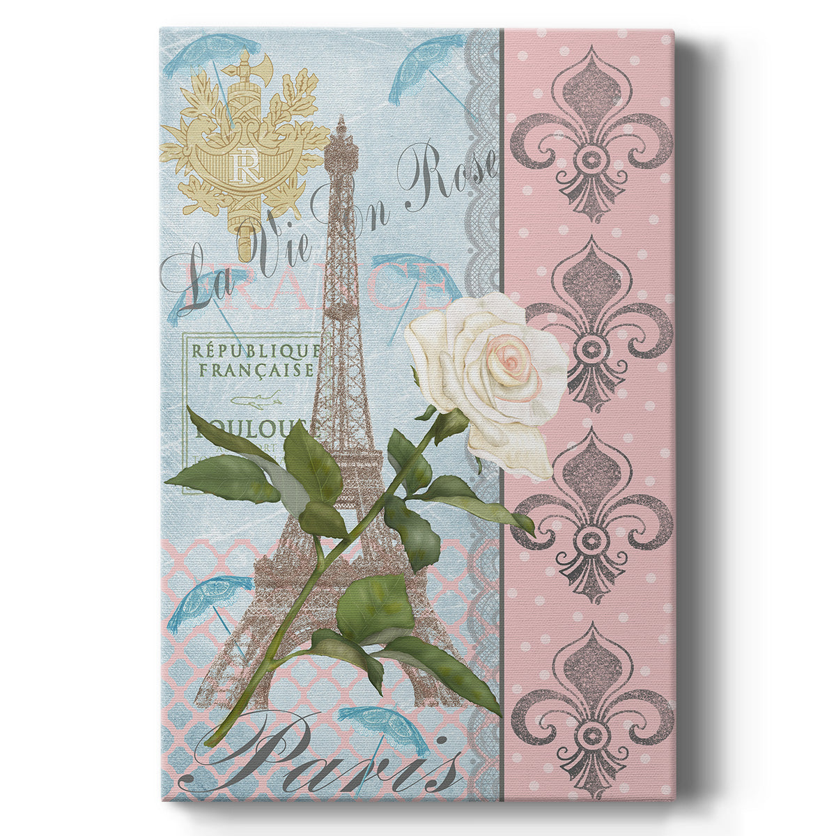 La Vie en Rose I - Canvas Art Print