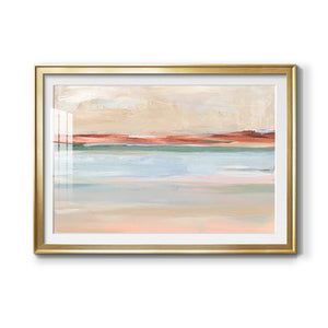 Sienna Horizon II - Modern Framed Art Print