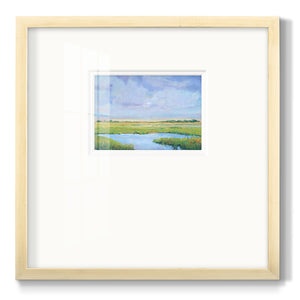 Summer Marsh I Premium Framed Print Double Matboard