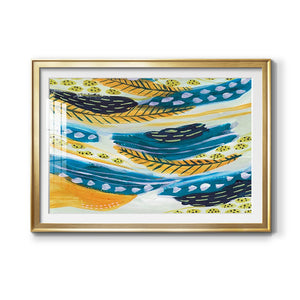 Feathery I - Modern Framed Art Print