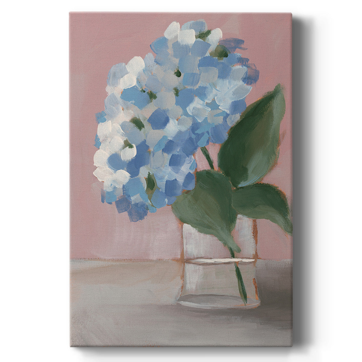 Single Hydrangea I - Canvas Art Print