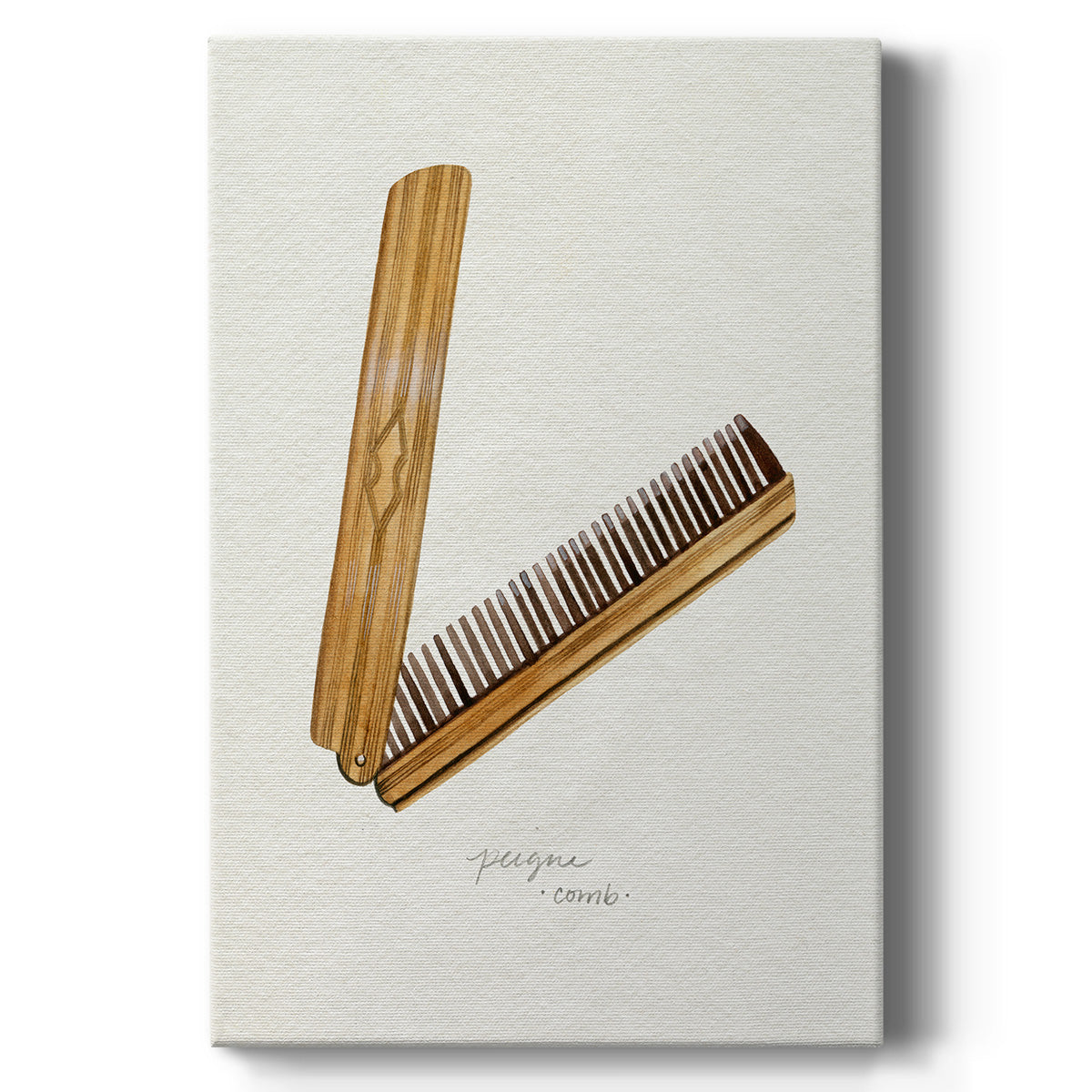 Gilded Toiletries IV - Canvas Art Print