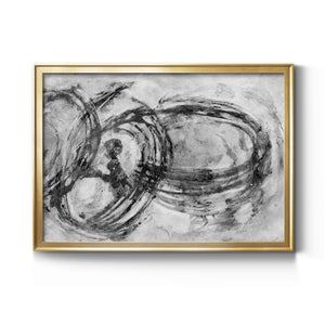 Infinity Rings II - Modern Framed Canvas Print