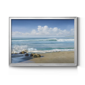 Sweeping Blue Premium Classic Framed Canvas - Ready to Hang