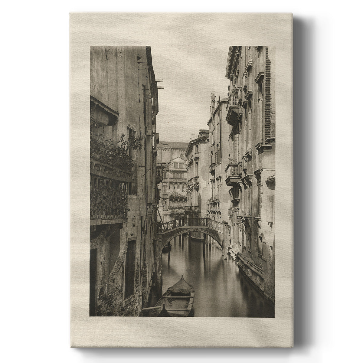 Vintage Views of Venice IV Premium Gallery Wrapped Canvas - Ready to Hang