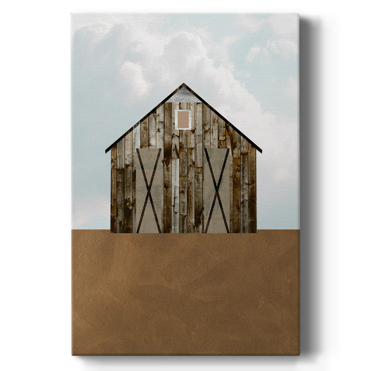 A Barn's Portrait III - Canvas Art Print