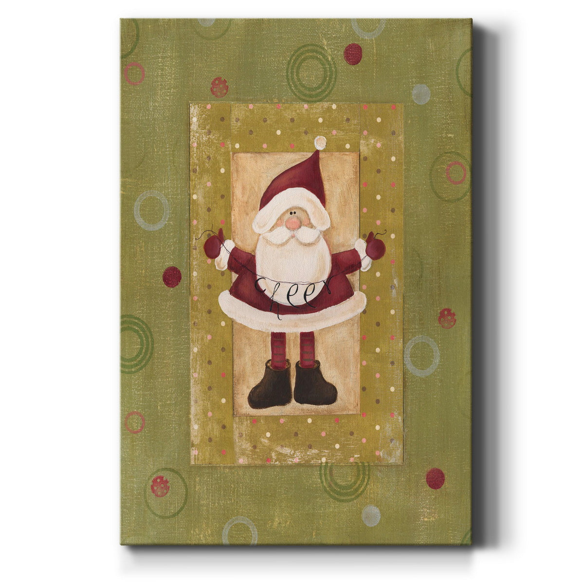 ot Cheer Santa - Canvas Art Print
