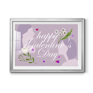 Happy Galentine's Day Collection A - Modern Framed Art Print