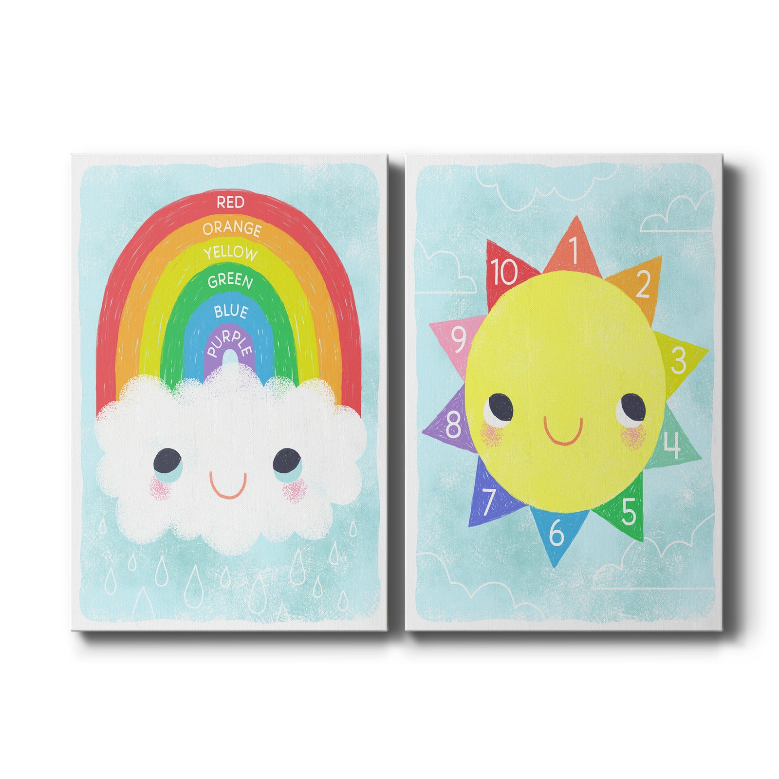 Rainbow Colors - Canvas Art Set