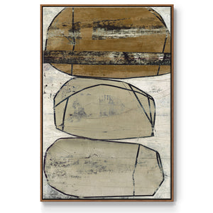 Dim Sum I - Framed Premium Gallery Wrapped Canvas L Frame - Ready to Hang