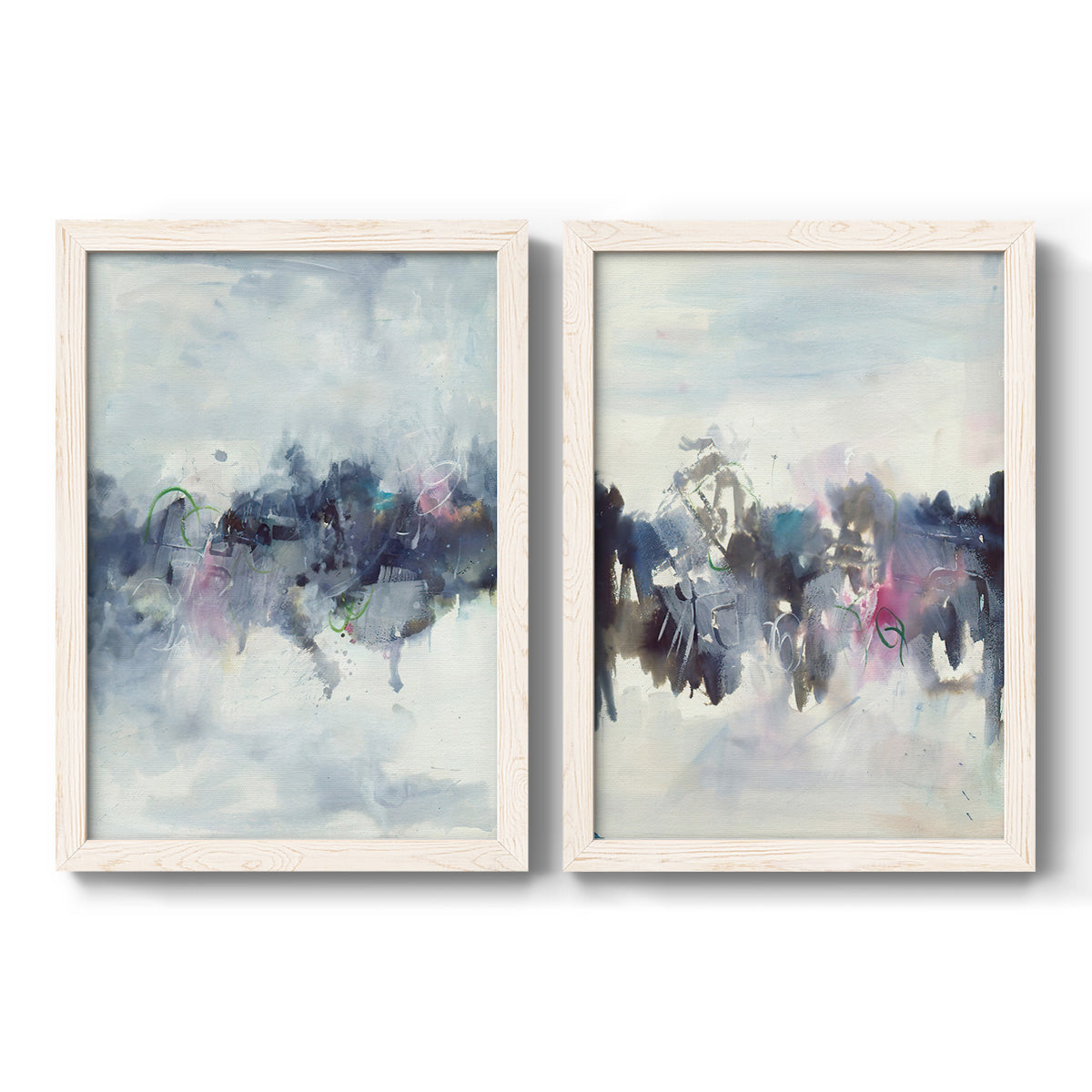Birds I - Barnwood Framed Canvas Set
