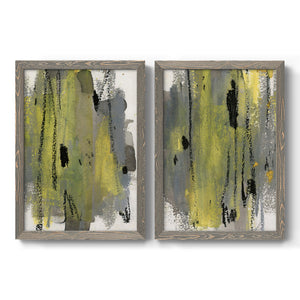 Loft Pastel I - Barnwood Framed Canvas Set