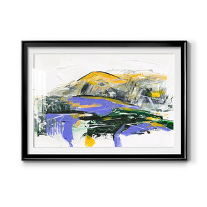 Silent Mountain V - Modern Framed Art Print