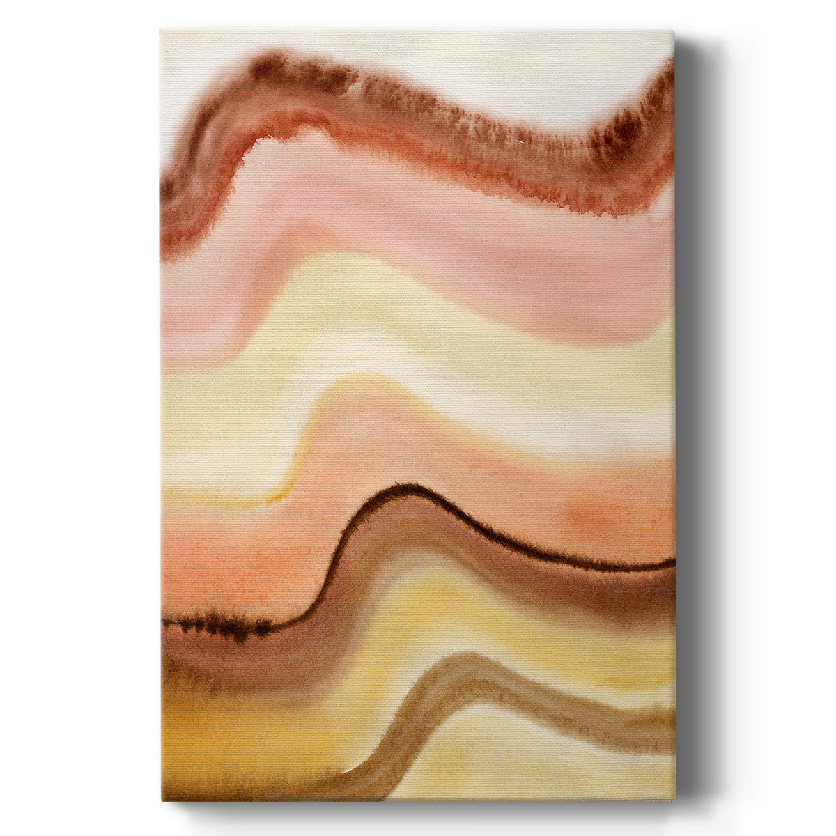 Warm Sediment I - Canvas Art Print