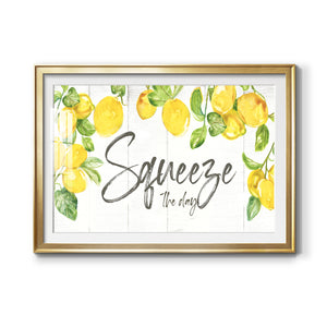 Lemon Squeeze - Modern Framed Art Print