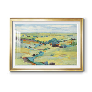 Idyll Sweep - Modern Framed Art Print