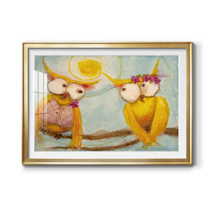 Hoos Branch for Two - Modern Framed Art Print