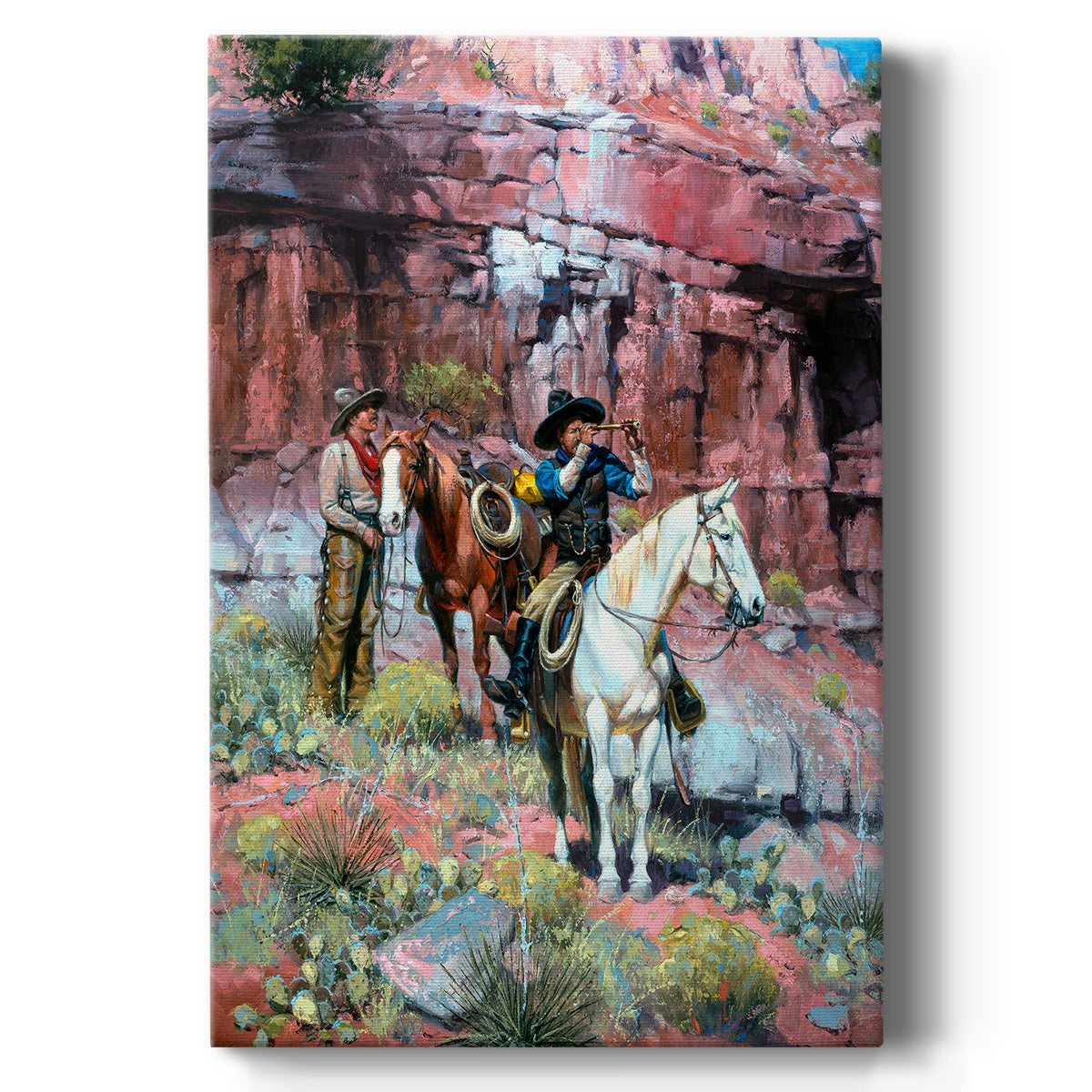 A Long Ways Off - Canvas Art Print