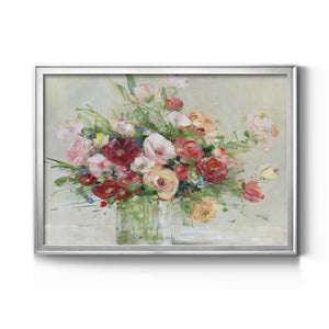 Just Peachy - Modern Framed Canvas Print