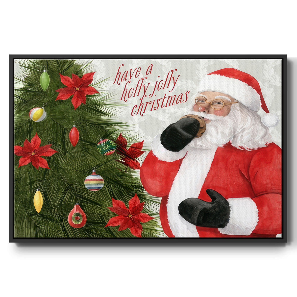 Arose Such a Clatter Collection A - Floater Framed Canvas Print