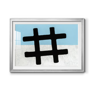 Hashtag - Modern Framed Art Print
