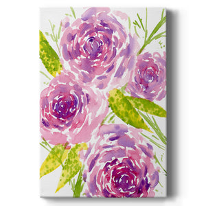 Bouquet Rose II Premium Gallery Wrapped Canvas - Ready to Hang
