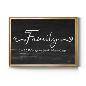 Greatest Blessing - Modern Framed Canvas Print