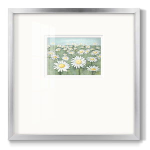 Field of Flowers- Premium Framed Print Double Matboard