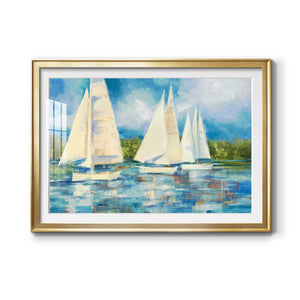 Clear Sailing - Modern Framed Art Print
