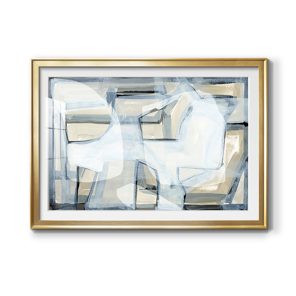 B&W II - Modern Framed Art Print