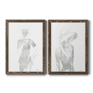 Fashion Cover I- Premium Framed Canvas in Barnwood - Ready to Hang