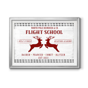 Flight School - Modern Framed Art Print