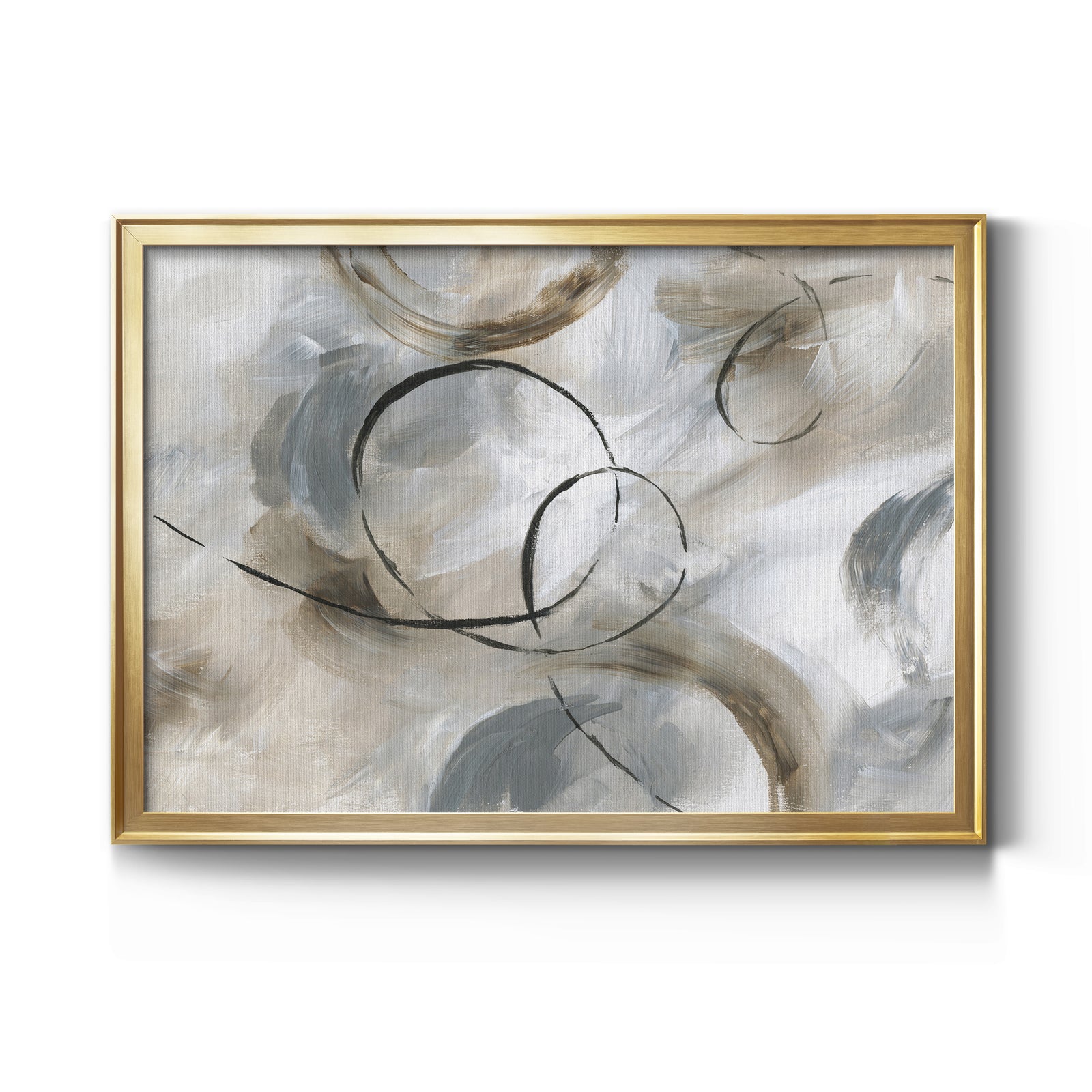 Allegro - Modern Framed Canvas Print