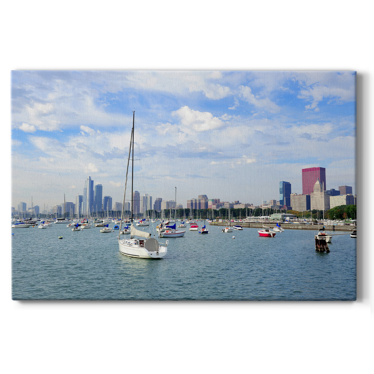 Chicago Harbor   - Canvas Art Print