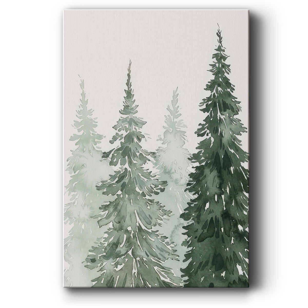 Winter Washed Coppice I - Gallery Wrapped Canvas