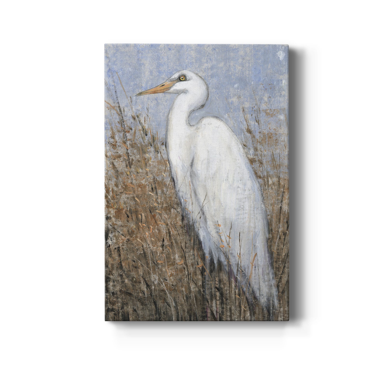 White Heron II - Canvas Art Print